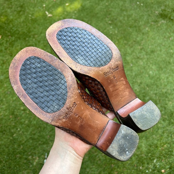 Brown leather mule heels - Picture 3 of 4